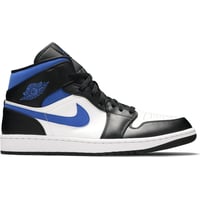 Jordan 1 Mid White Black Racer Blue