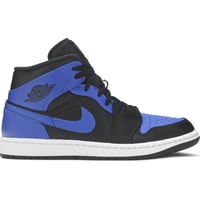 Jordan 1 Mid Hyper Royal Tumbled Leather