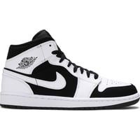 Jordan 1 Mid White Black