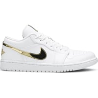 Jordan 1 Low White Metallic Gold