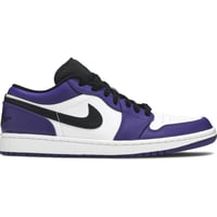 Jordan 1 Low Court Purple White