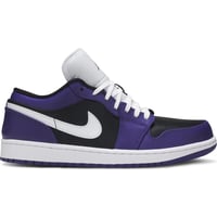 Jordan 1 Low Court Purple Black