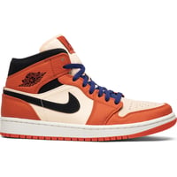 Jordan 1 Mid Team Orange Black