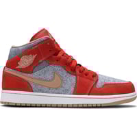 Jordan 1 Mid Denim Red