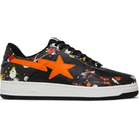 Bapesta Low  Paint Splatter - Black