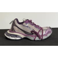 Balenciagas Purple 3xl Lace-up Sneakers