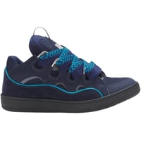 Lanvin Curb Sneakers Navy Blue Grey