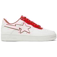 Bapesta #8 M1 White Red