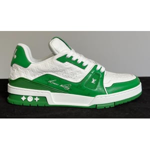Louis Vuitton Trainer Low #54 Mini Monogram Green White