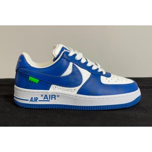 Louis Vuitton x Nike Air Force 1 Low White Team Royal