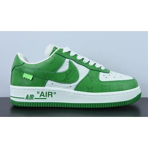 Louis Vuitton x Nike Air Force 1 Low White Green