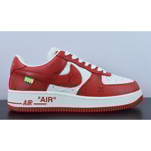 Louis Vuitton x Nike Air Force 1 Low White Red