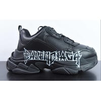 Balenciaga Triple S Sneaker DIY Metal - Black White