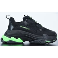 Balenciaga Triple S Sneaker Black Flou Green