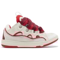 Lanvin Wmns Curb Sneakers White Red