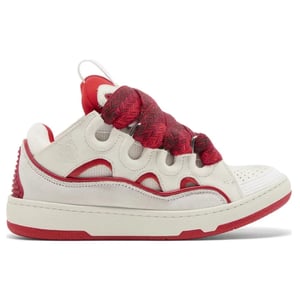 Lanvin Wmns Curb Sneakers White Red