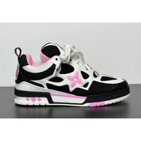 Louis Vuitton Skate Sneaker Black Cream Pink