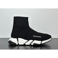 Balenciaga Speed 2 Trainer Knit Black White