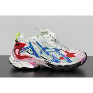 Balenciaga Runner Sneaker White Red Blue Pink
