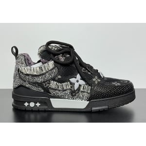 Louis Vuitton Skate Sneaker Black Swarovski Monogram