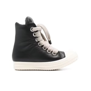 Rick Owens Porterville Jumbo Laced Padded High Black Milk 