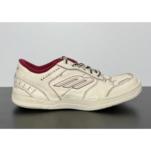 Balenciaga Hamptons Medium Worn-out Sneaker Off White Red