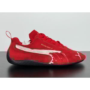 Balenciaga x Speedcat Suede Red White