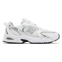 530 White Metallic Silver