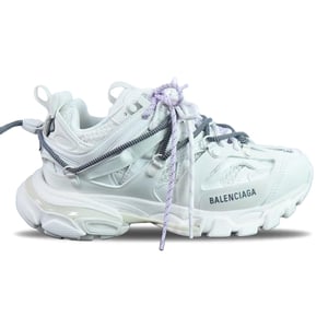 Balenciaga Track Trail Laces Sneaker in White lilac