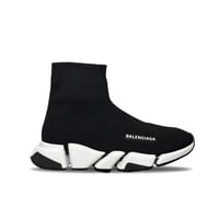 Balenciaga Speed 2 Trainer Knit Black White