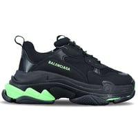 Balenciaga Triple S Sneaker Black Flou Green