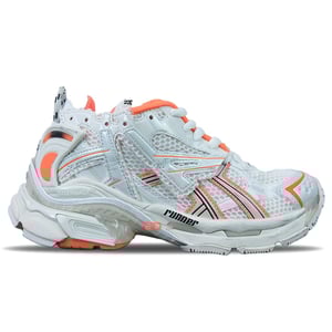 Balenciaga Runner Sneaker Eggshell Neon Orange