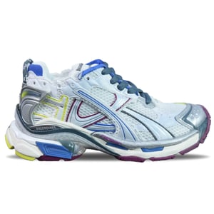 Balenciaga Runner Sneaker Worn-Out - White Purple Blue