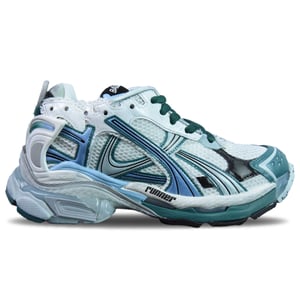 Balenciaga Runner White Green Blue
