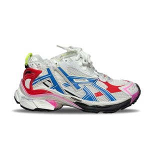 Balenciaga Runner Sneaker White Red Blue Pink