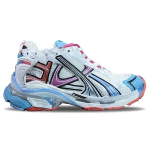 Balenciaga  Runner Sneaker White Blue Pink Orange