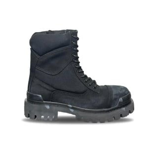 Balenciaga Combat Strike Boot Worn-Out - Black