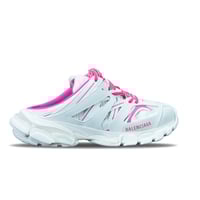 Balenciaga Track Mules White Pink