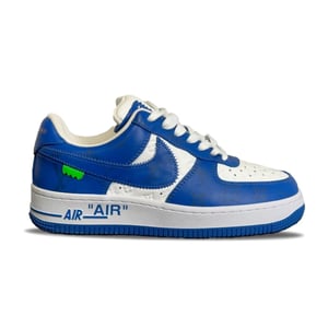 Louis Vuitton x Nike Air Force 1 Low White Team Royal