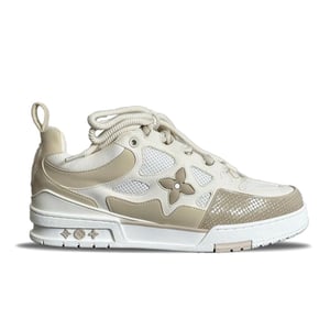 Louis Vuitton Skate Sneaker Beige&White