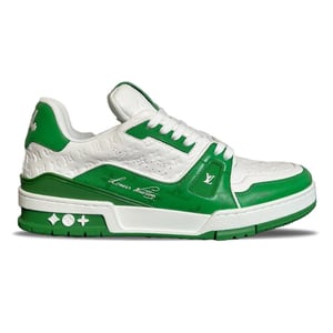 Louis Vuitton Trainer Low #54 Mini Monogram Green White