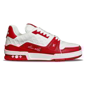  Louis Vuitton Trainer Low #54 Signature Red White