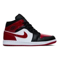 Air Jordan 1 Mid Patent Bred Toe