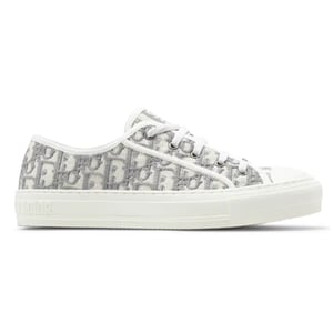 Dior Walk'N' Embroidered Canvas Low Grey