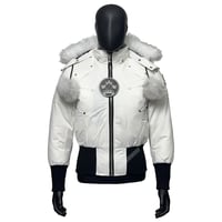 Moose Knuckles Original Debbie Down Bomber White