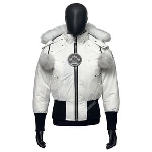 Moose Knuckles Original Debbie Down Bomber White