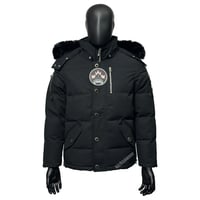 Moose Knuckles 3Q Jacket (Black, Black Fur)